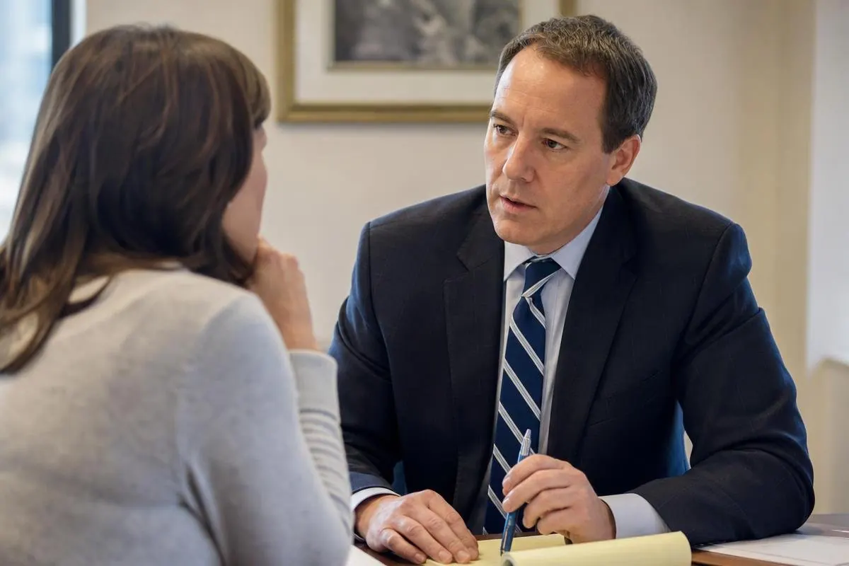 Child & Spousal Support – Client meeting with an attorney at The Alvarez Law Firm in Alexandria, VA