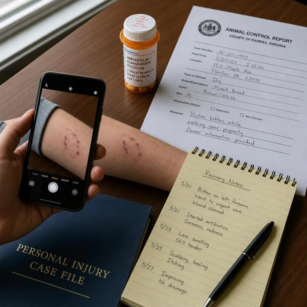 Dog Bite – The Alvarez Law Firm helping a client in Northern Virginia