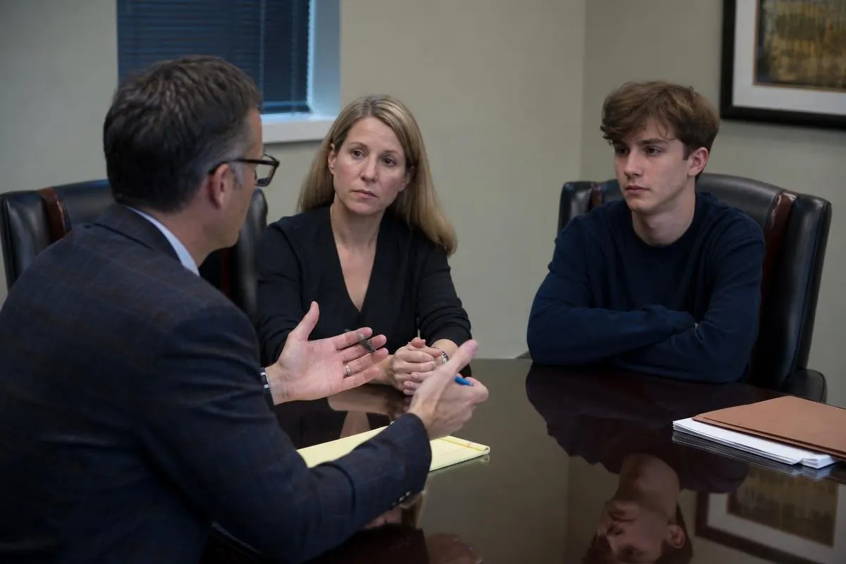 Juvenile Defense – Client meeting with an attorney at The Alvarez Law Firm in Alexandria, VA